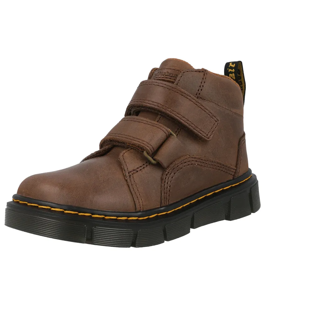 Dr Martens Raffe Dark Brown Easy-On Boots