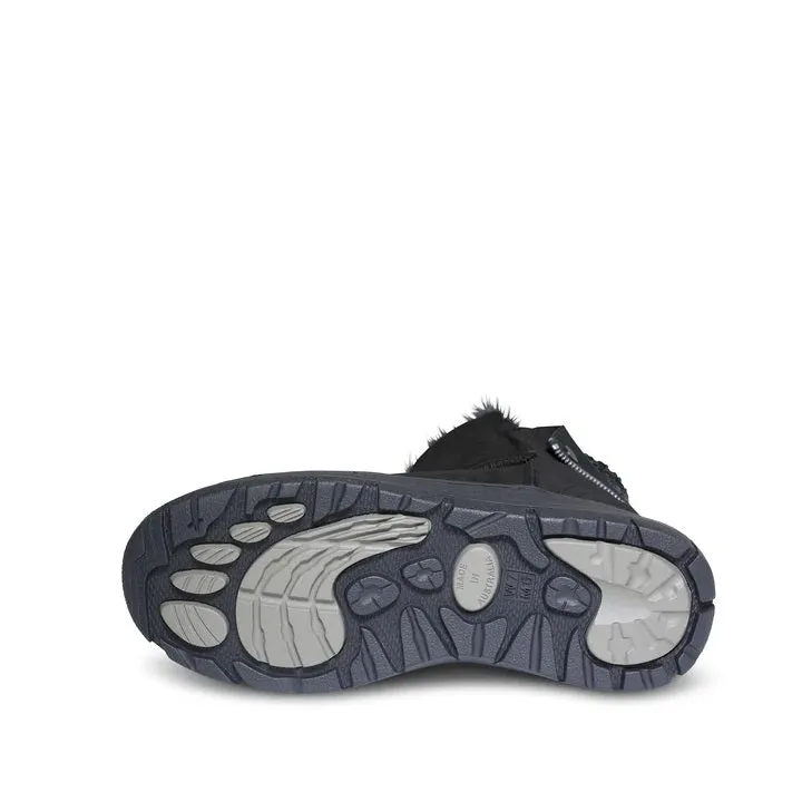 EQUA-LIFE EQUA COZY OUTDOOR TERRAIN UGG BOOTS - BLACK