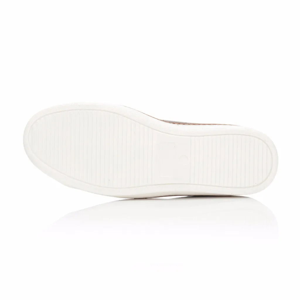 Espresso Hand Woven Leather Sneaker