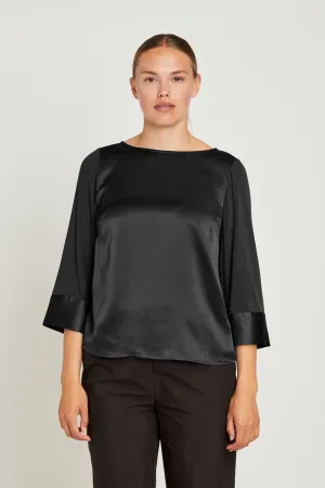 Etta bluse - Sort