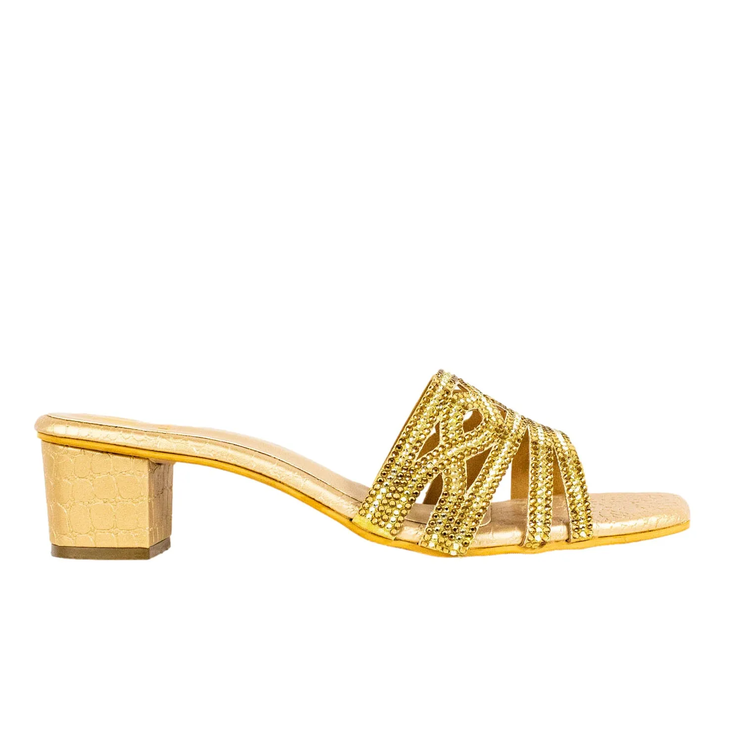 Faryal Heels S86H - Gold