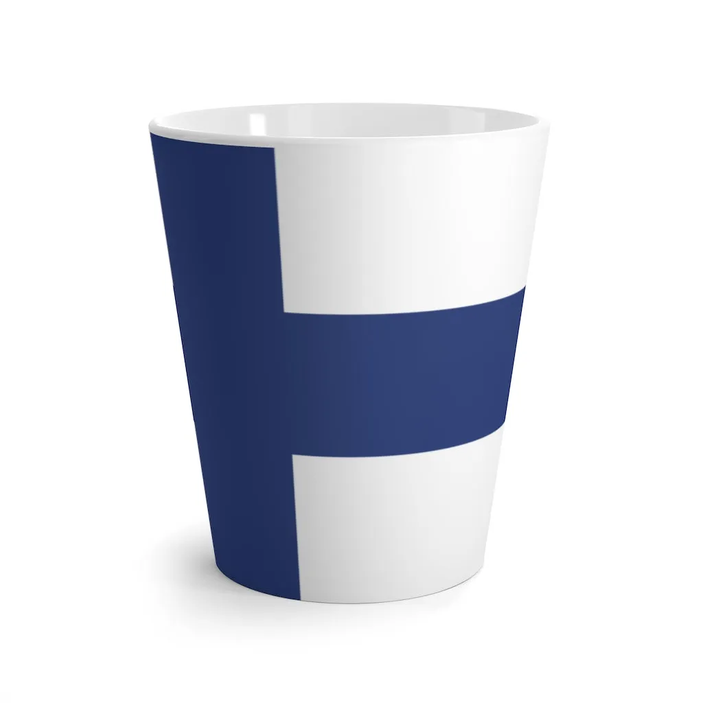 Finnish Flag Latte Mug