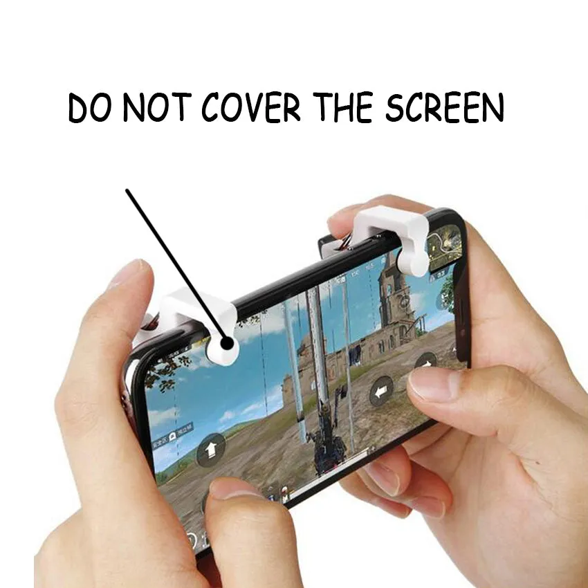 Gaming Trigger Fire Button Aim Key Mobile L1R1 Shooter Button Controller for PUBG/Rules of Survival/Knives Out