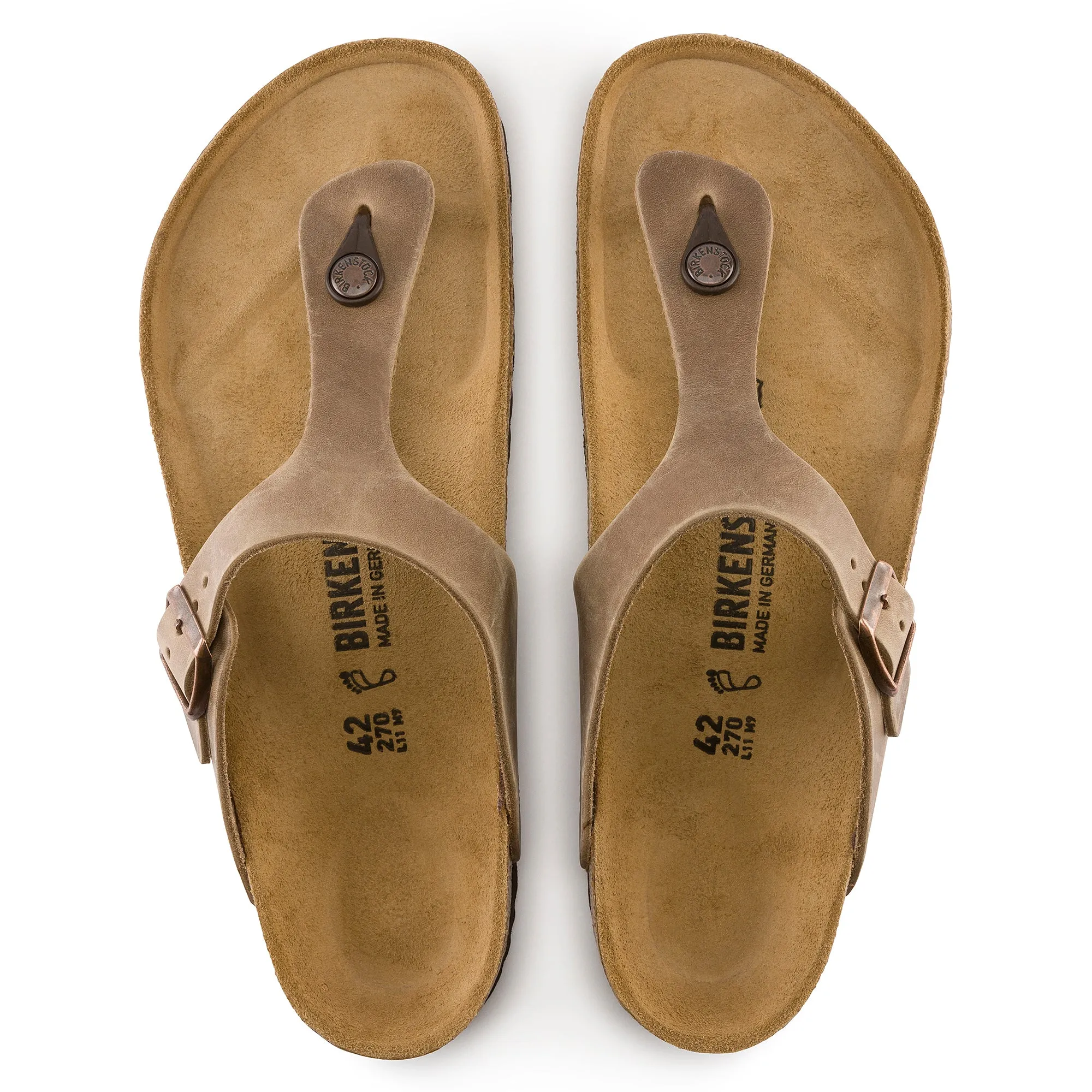 Gizeh Oiled Leather Tobacco