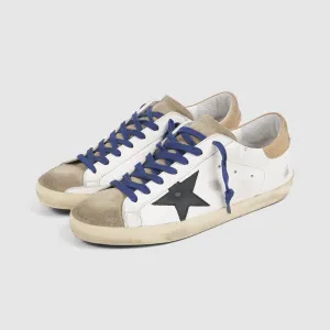 Golden Goose Superstar White Taupe Black Sneakers