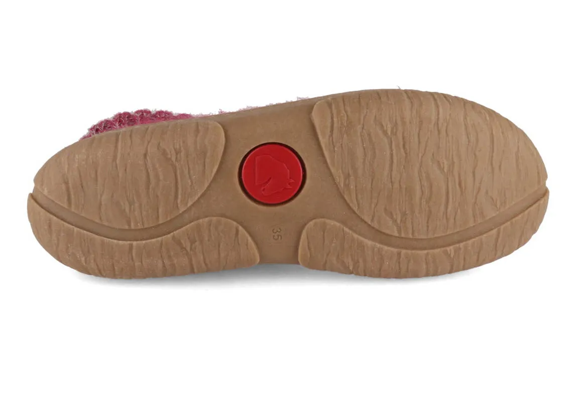HAFLINGER Boys Girls Slipper Boots 'Yuki', burgundy