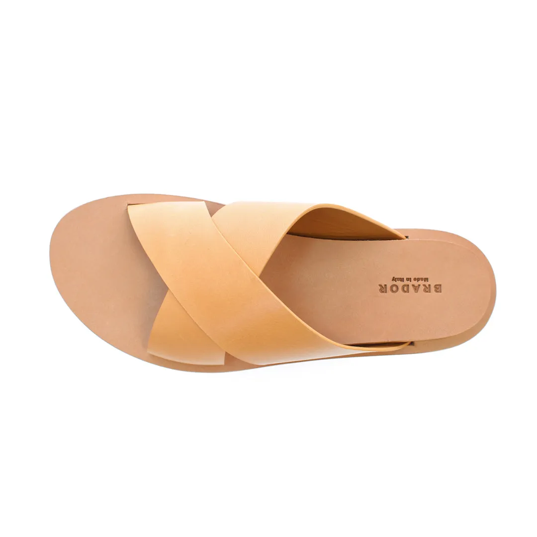 HAITI NATURAL SLIDE SANDALS
