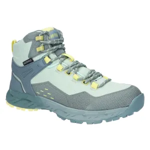 Hi-Tec Ladies Verve Mid Waterproof Dark Green/Mint Vegan Hiking Walking Boots