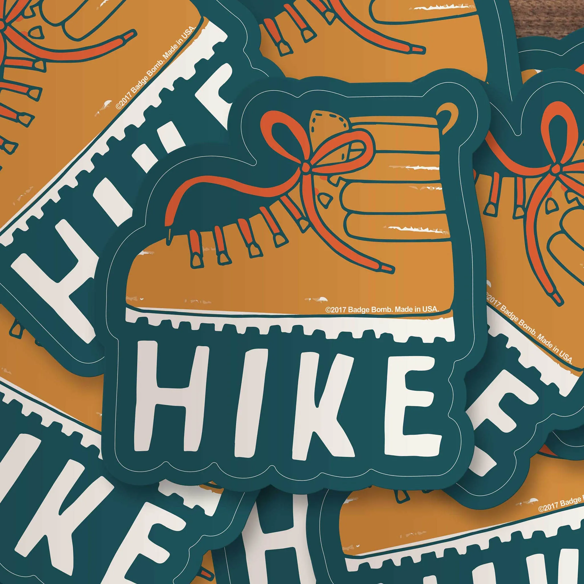 Hiking Boot Sticker