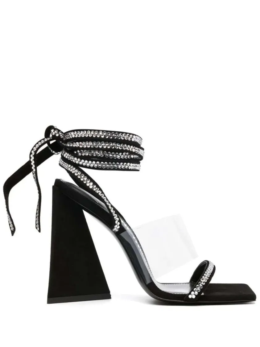 Isa 115Mm Embellished Leather Sandals