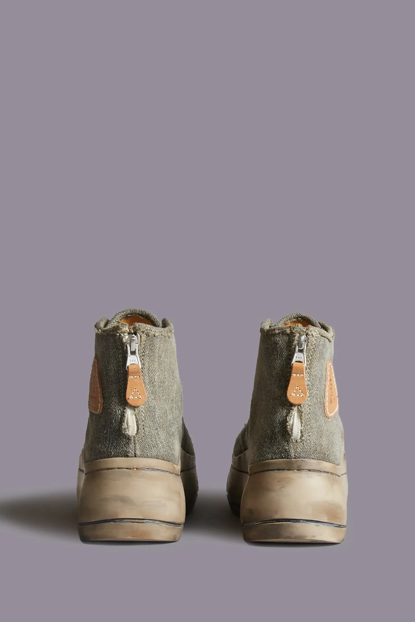 KURT HIGH TOP SNEAKER - WASHED OLIVE