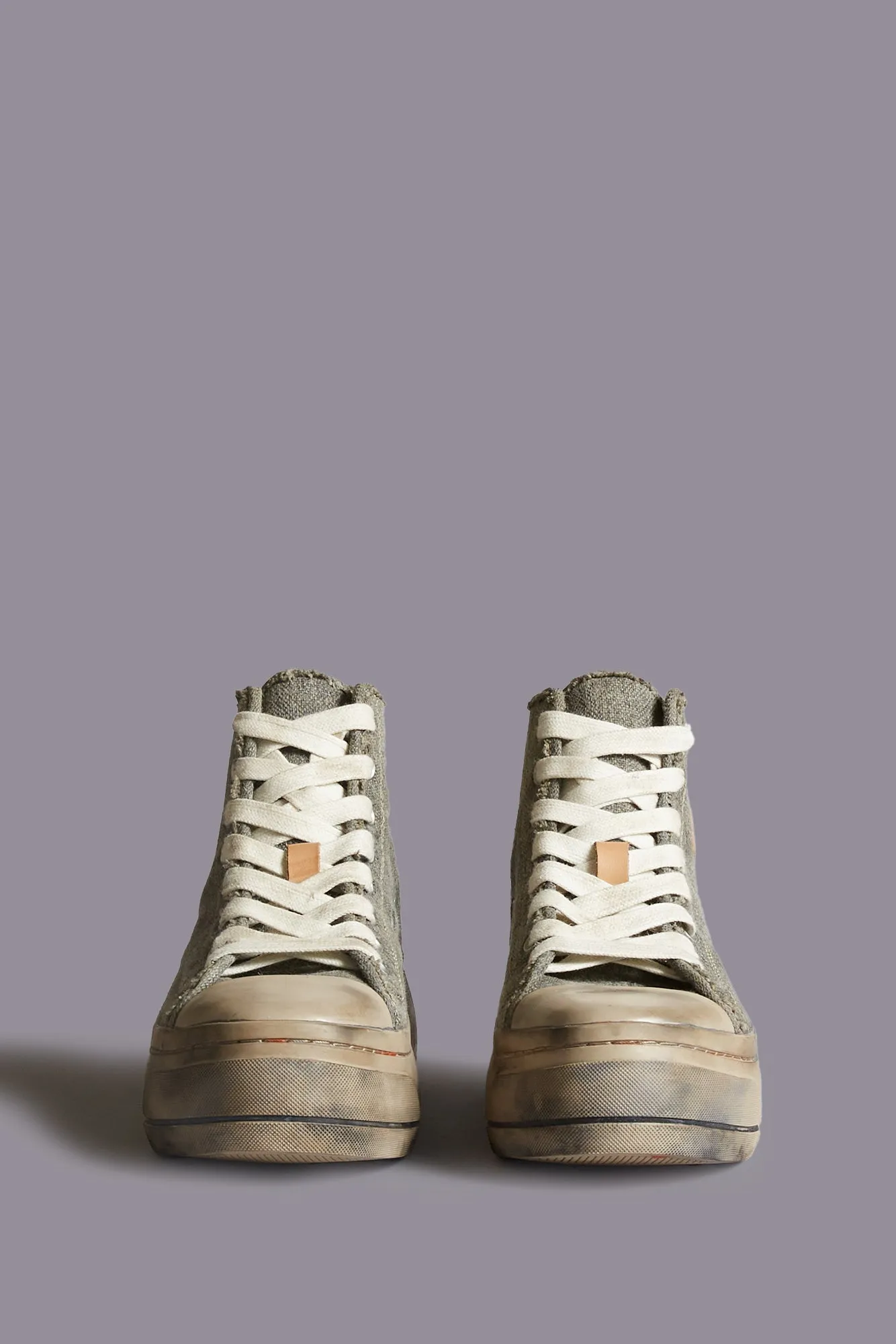 KURT HIGH TOP SNEAKER - WASHED OLIVE