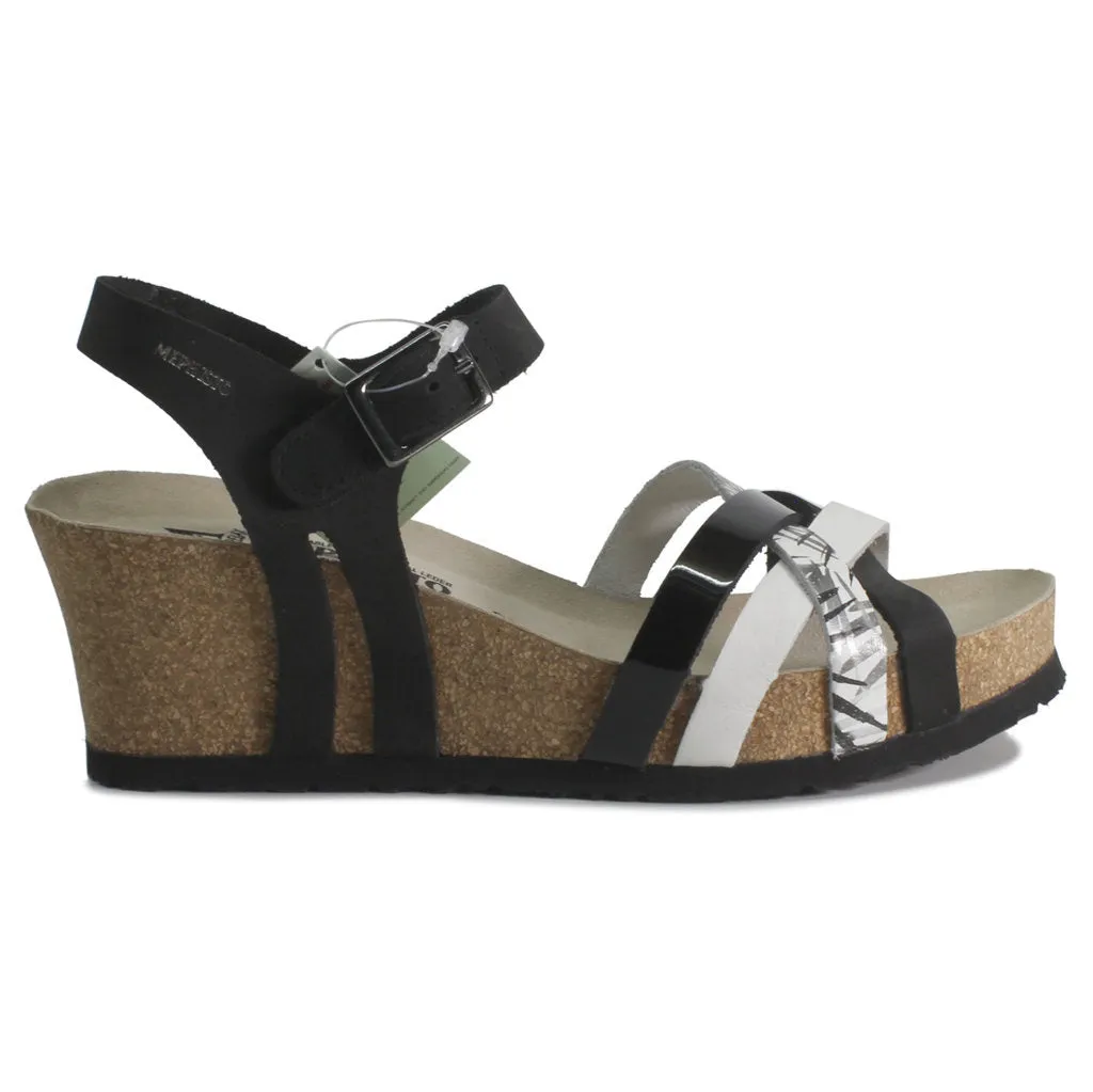 Mephisto Lanny Nubuck Leather Women's Wedge Sandals