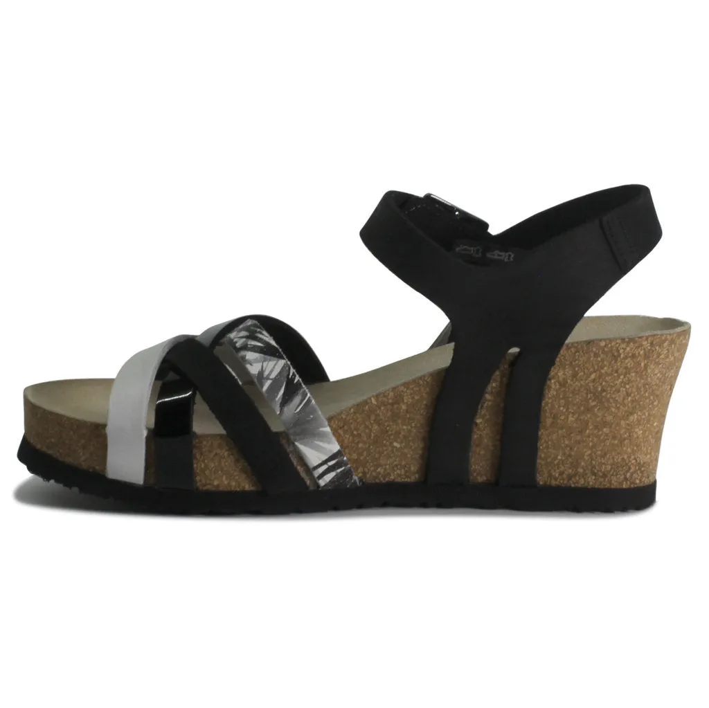 Mephisto Lanny Nubuck Leather Women's Wedge Sandals