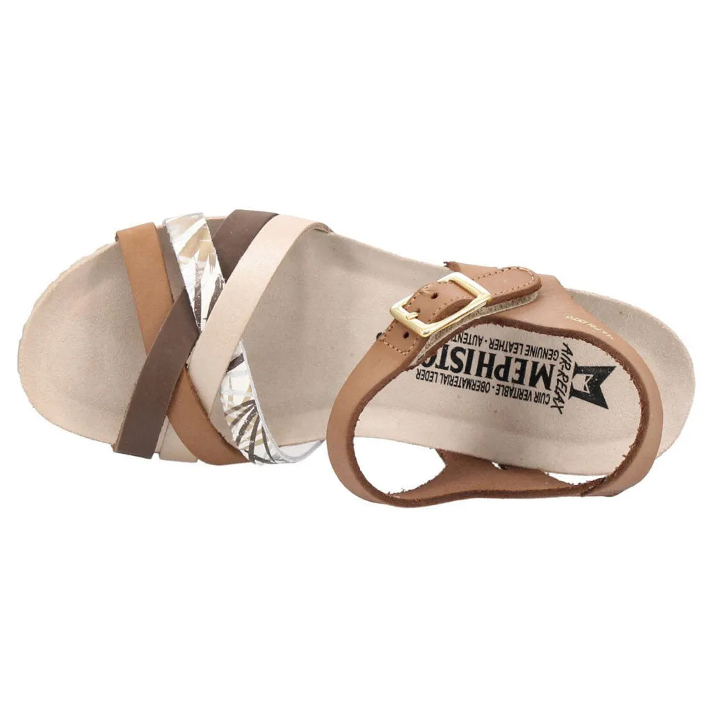 Mephisto Lanny Nubuck Leather Women's Wedge Sandals