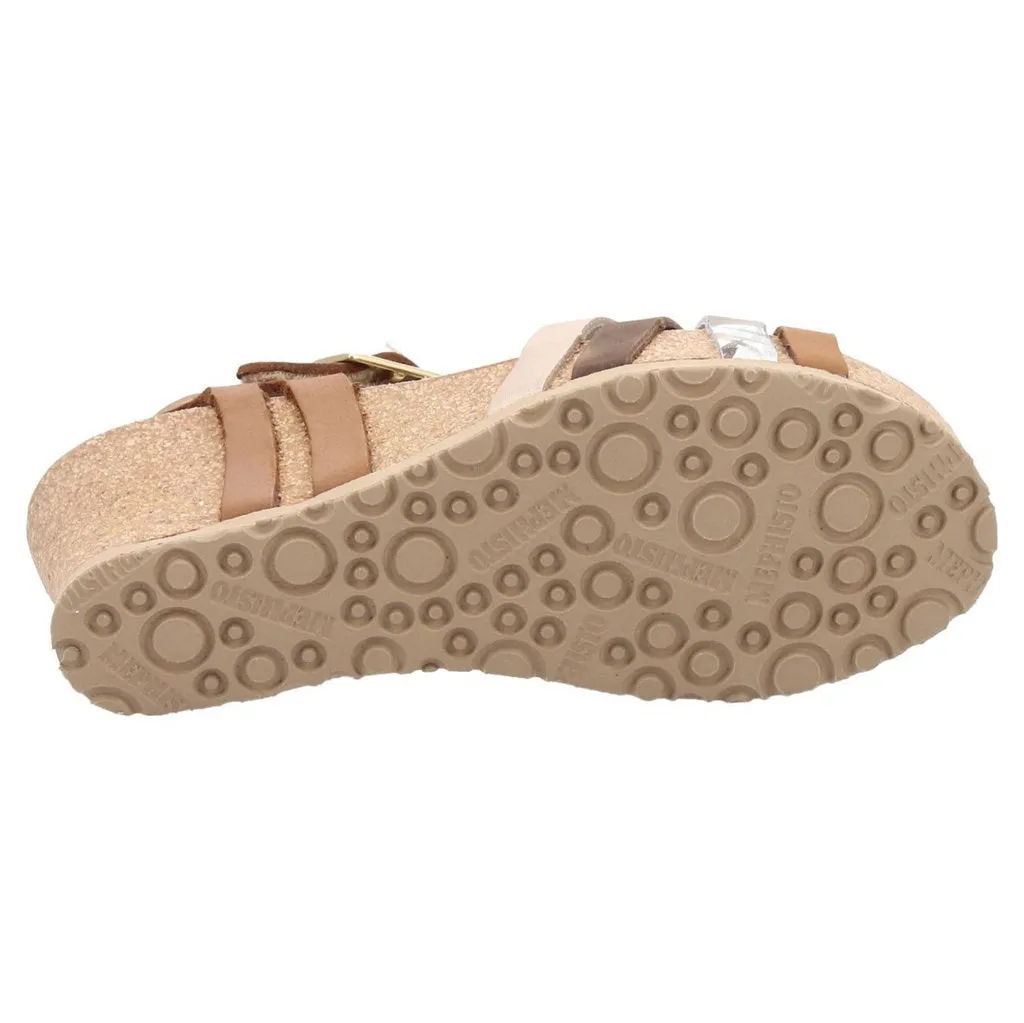 Mephisto Lanny Nubuck Leather Women's Wedge Sandals