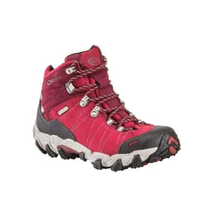 Oboz Women's Bridger Mid Waterproof Hiking Boots Rio Red