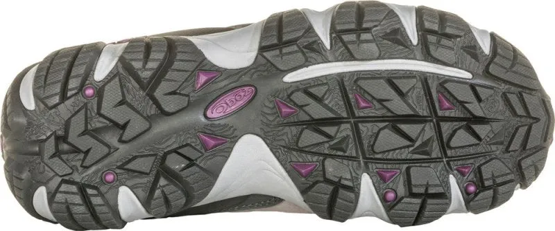 Oboz Women's Sawtooth II Low Waterproof - Pewter/Violet