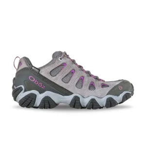 Oboz Women's Sawtooth II Low Waterproof - Pewter/Violet