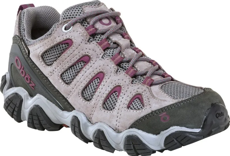 Oboz Women's Sawtooth II Low Waterproof - Pewter/Violet