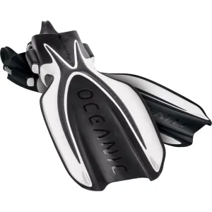 Oceanic Manta Ray Open Heel Fins with Spring Straps
