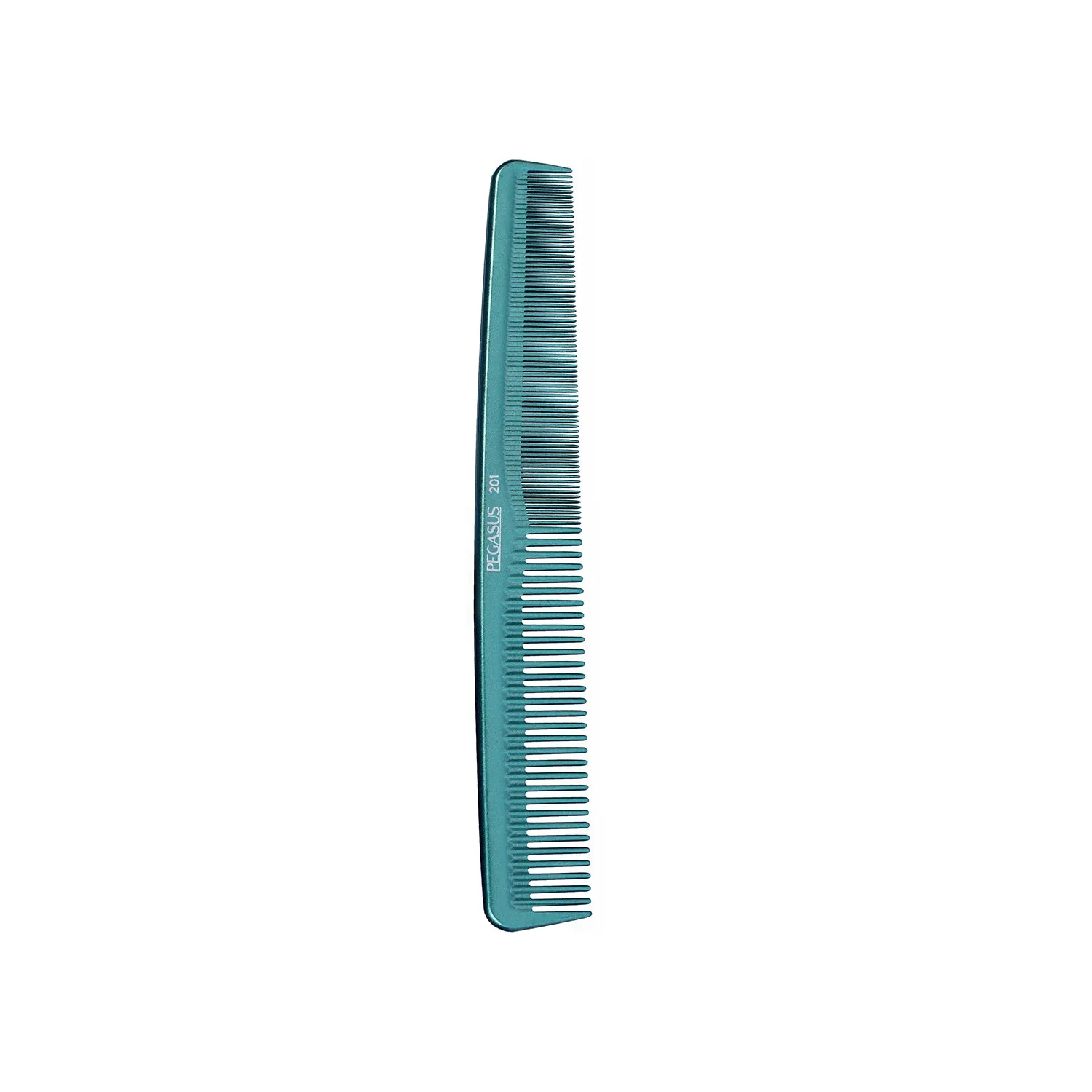 Pegasus MICOLOR 201, 7in Hard Rubber Hair Detangling/Trimmer Comb, Handmade, Seamless, Smooth Edges, Anti Static, Heat and Chemically Resistant, Wet Hair, Everyday Grooming Comb | Peines de goma dura - Green