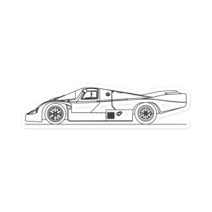Porsche 956 Sticker