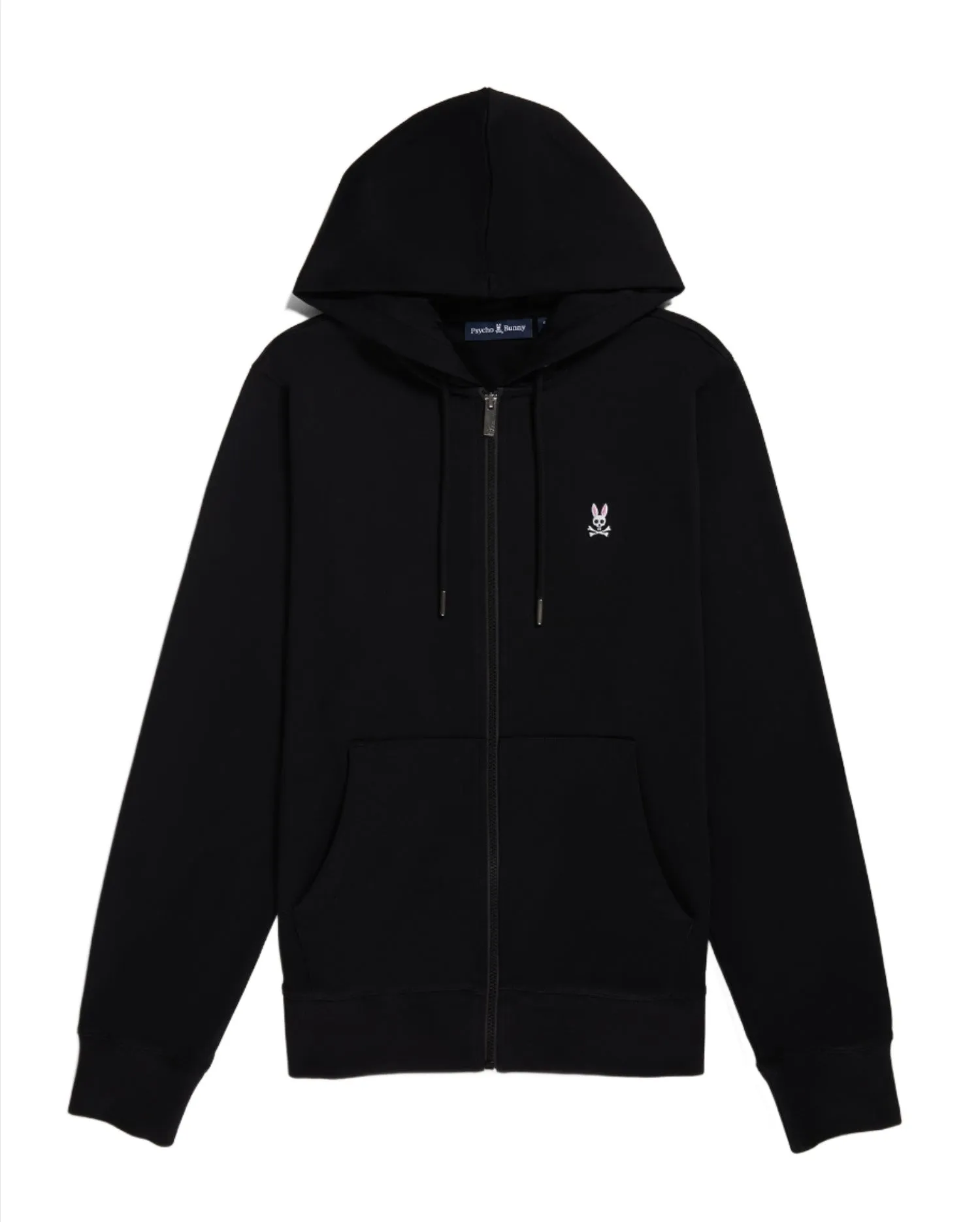 Psycho Bunny Classic French Terry Zip Hoodie Black
