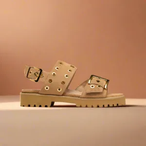 Ramona - Beige suede