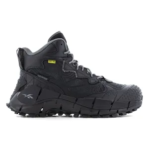 Reebok Mens Zig Kinetica Edge II Black Leather MetGuard Work Boots 9.5 M