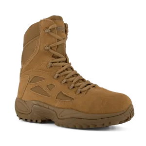 Reebok Rapid Response 8" Stealth Side-Zip Composite Toe Military Boots