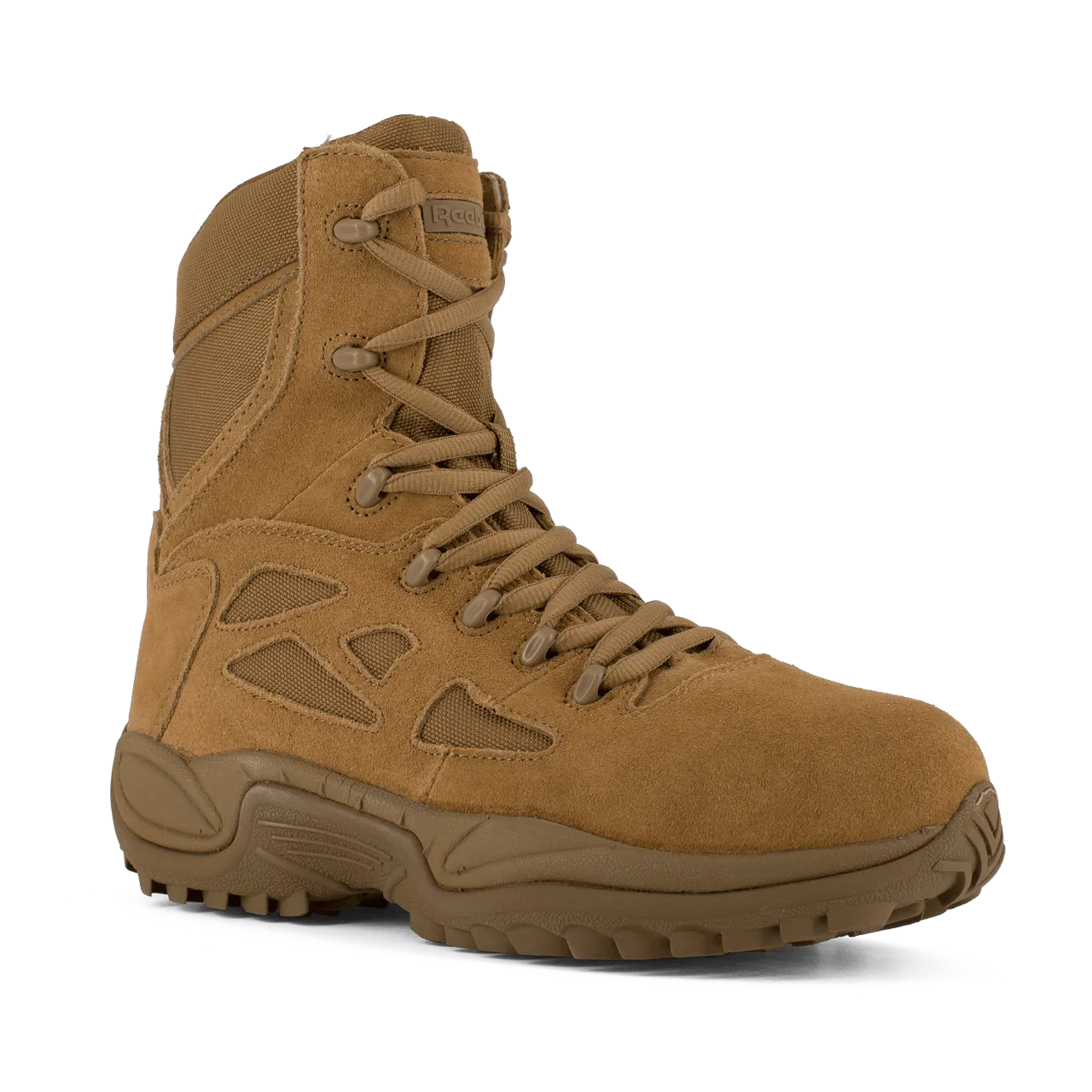 Reebok Rapid Response 8" Stealth Side-Zip Composite Toe Military Boots