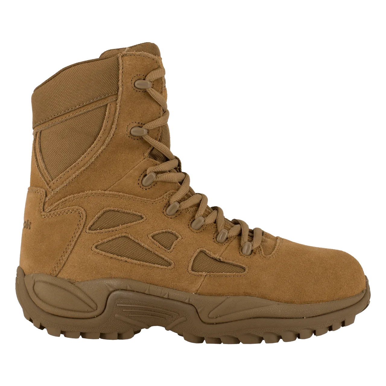 Reebok Rapid Response 8" Stealth Side-Zip Composite Toe Military Boots