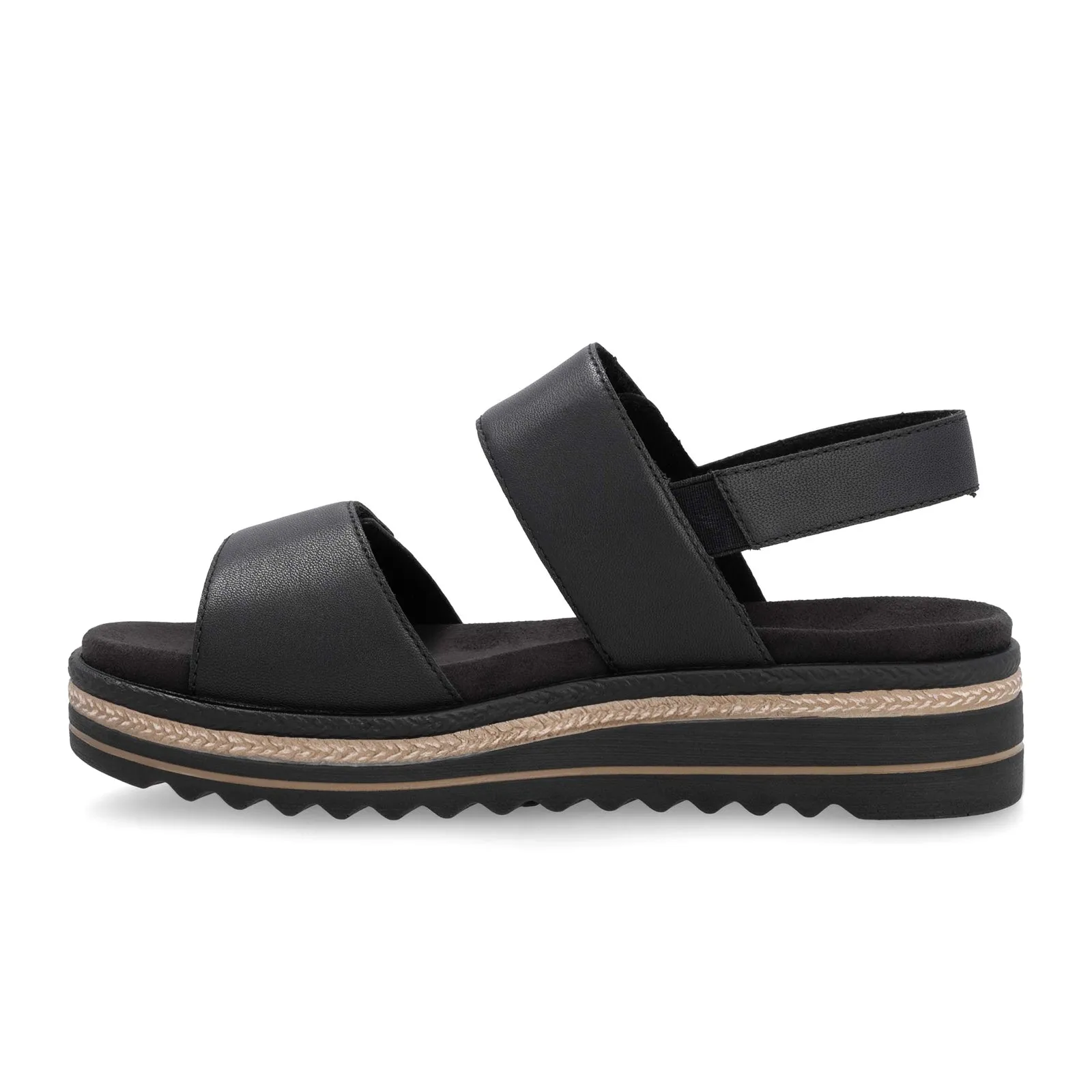 Remonte Jocelyn D0Q59 Wedge Sandal (Women) - Black