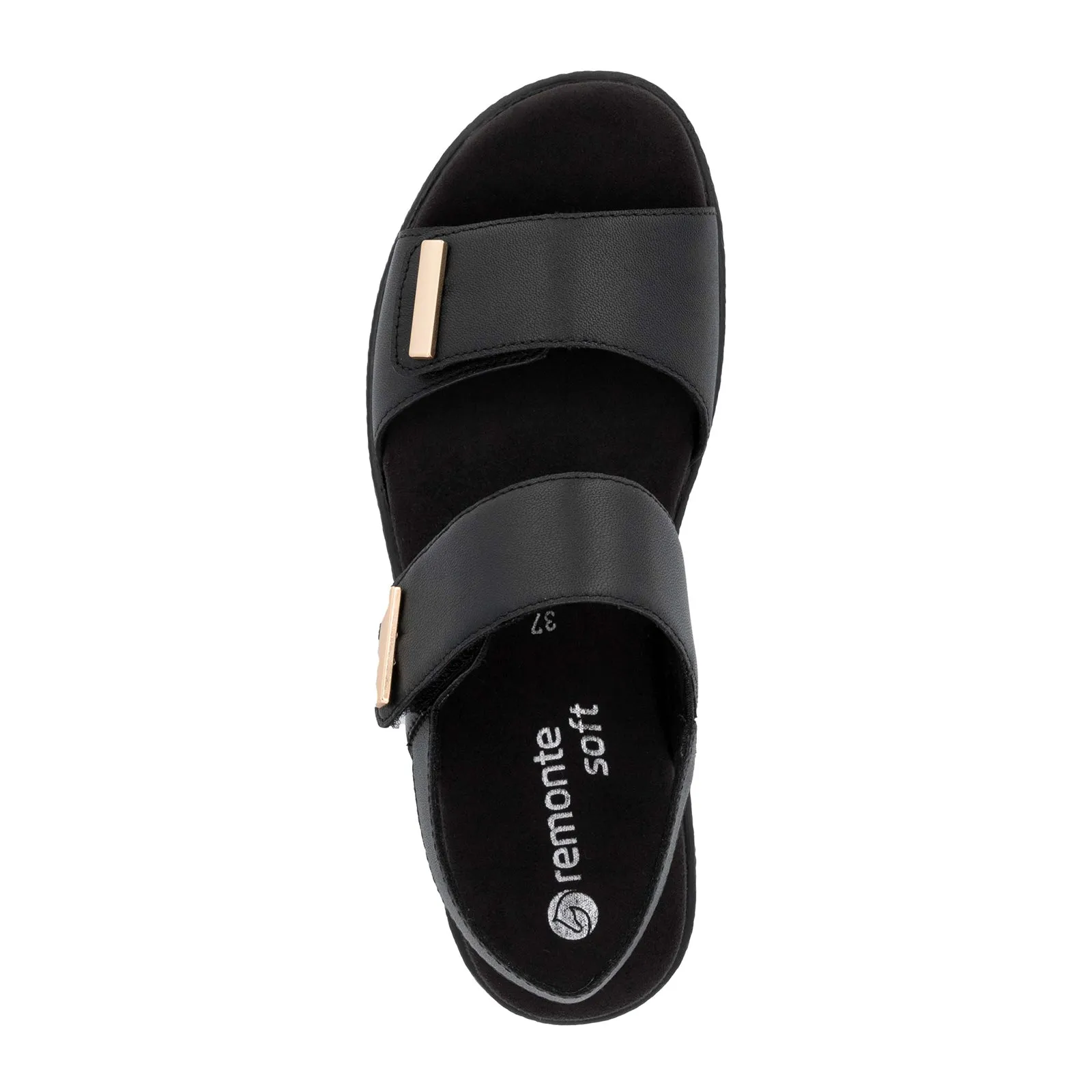 Remonte Jocelyn D0Q59 Wedge Sandal (Women) - Black