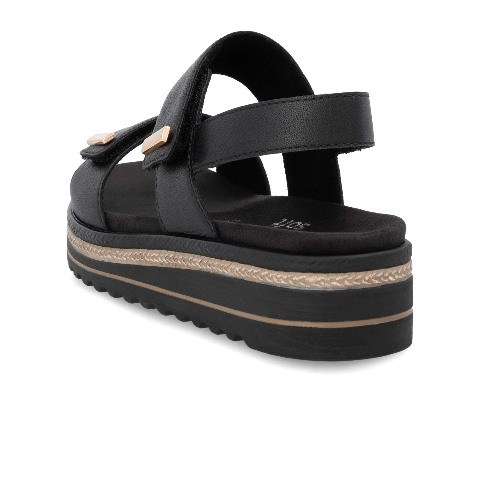 Remonte Jocelyn D0Q59 Wedge Sandal (Women) - Black