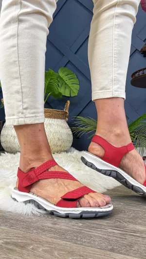 Rhea Red Sandal
