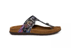 'Rodigo' women's slide toe sandal - multicolour