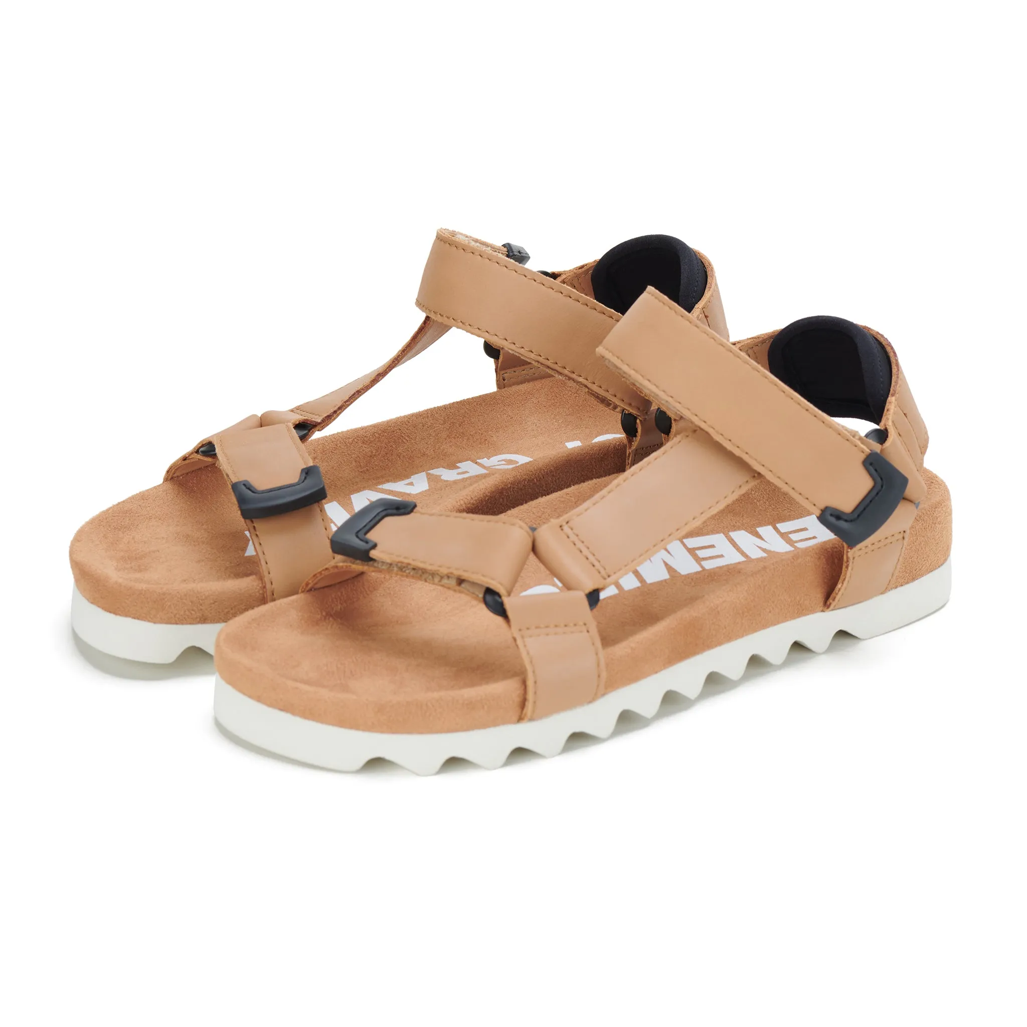 Rollie Nation | Sandal Tooth Wedge - Soft Tan