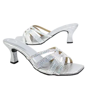 Sadaf Heels S164H - Silver