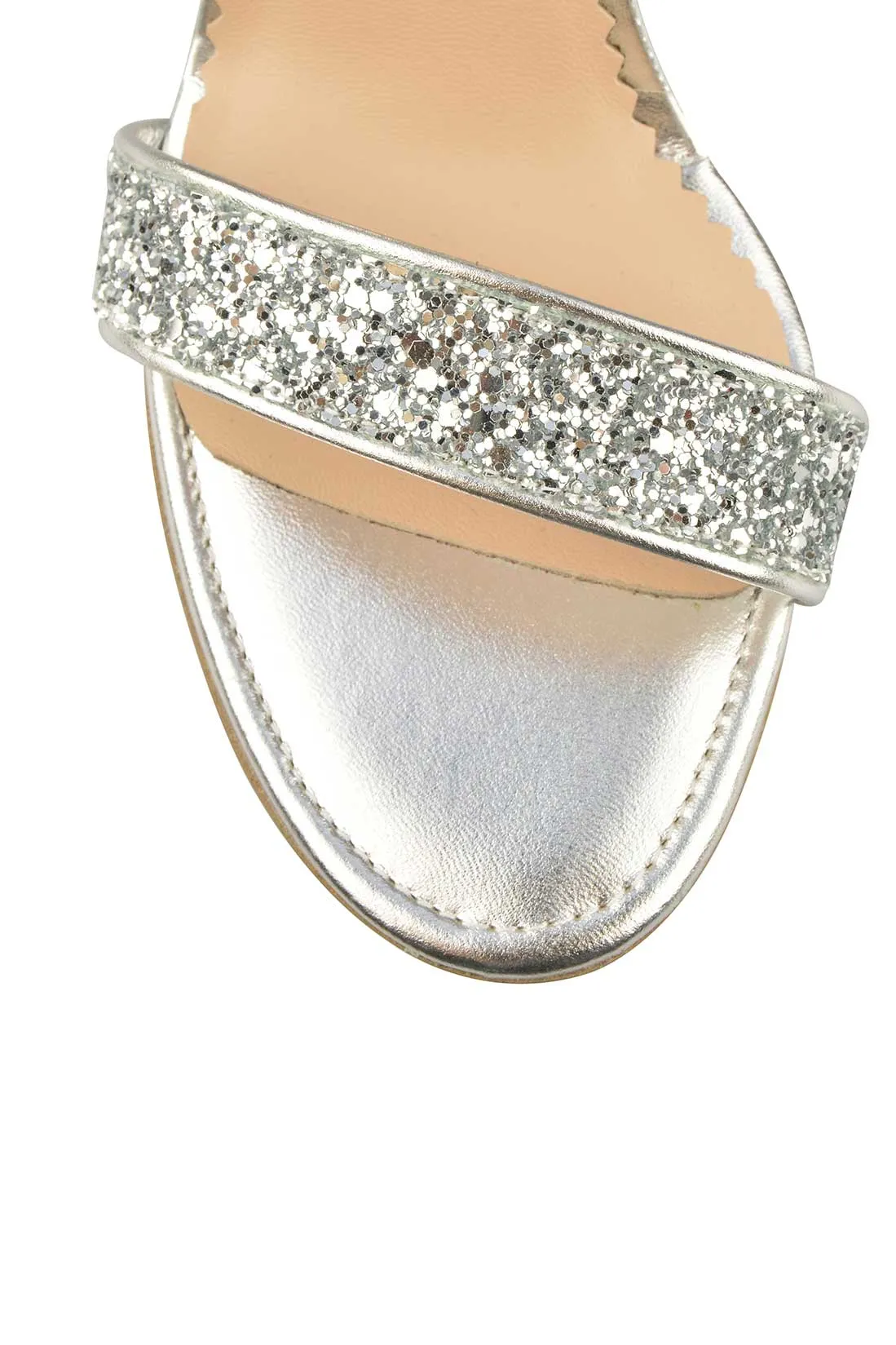 SILVER GLAMOUR SANDALS