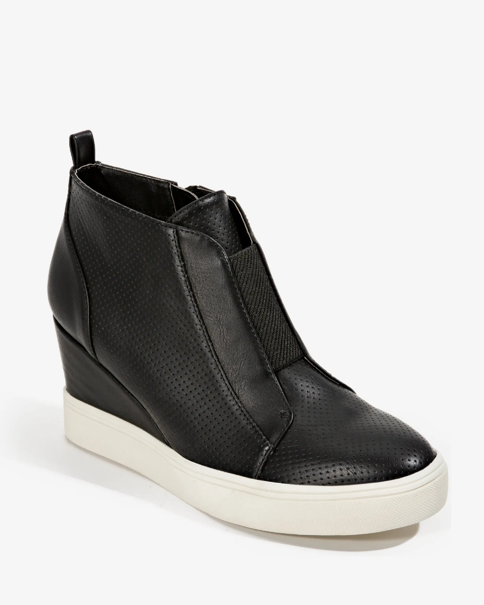 Slip-On Wedge Sneaker Black