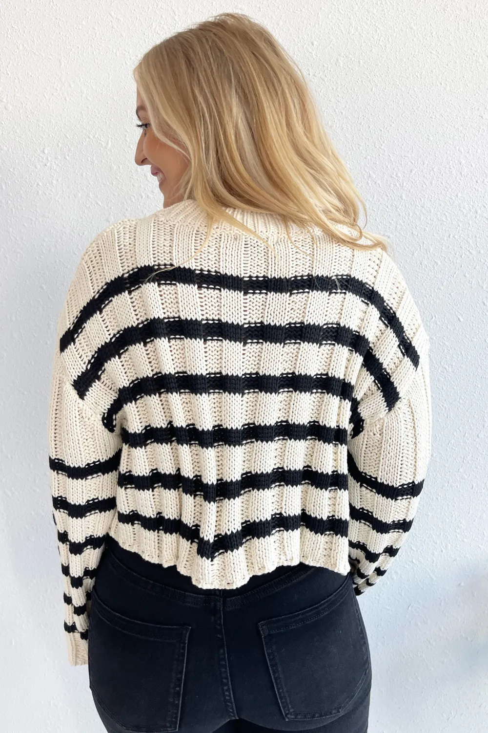 Striped Knit Sweater