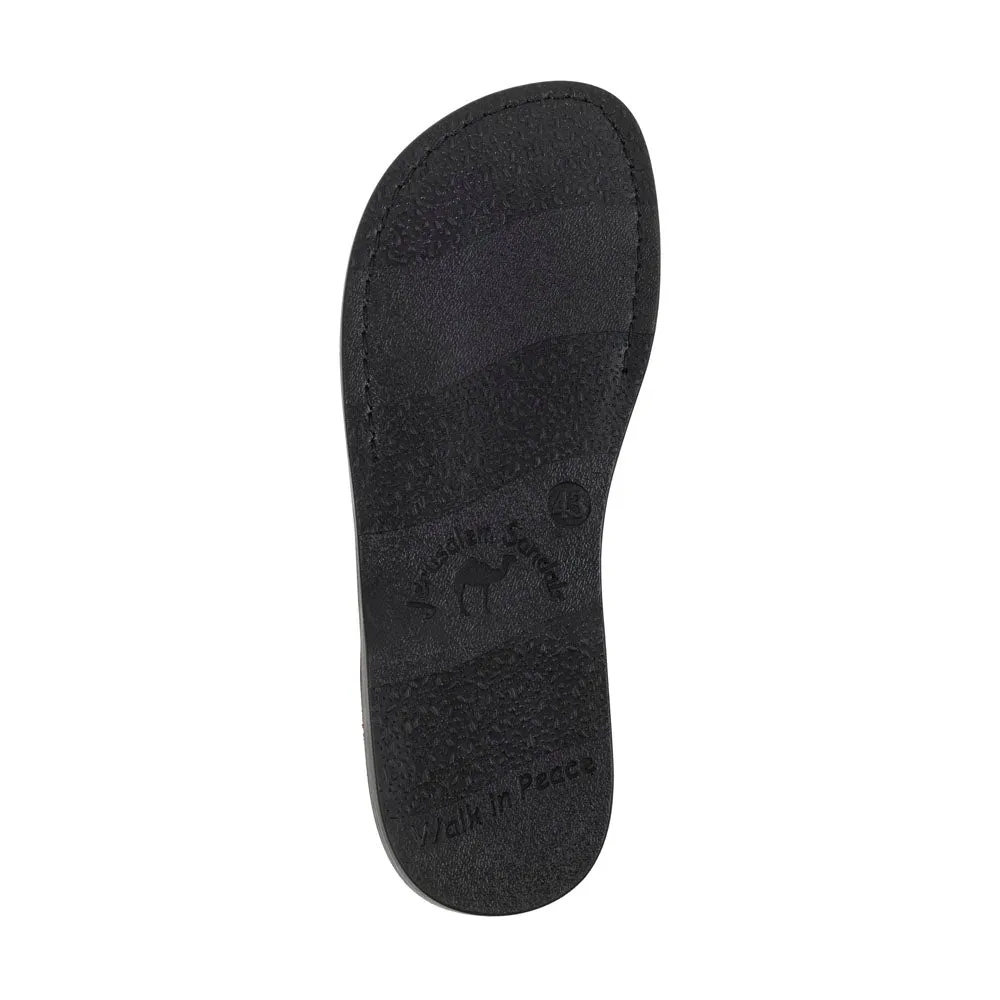 The Good Shepherd - Leather Toe Loop Slide | Green