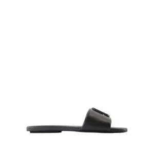 The J Marc Sandals - Leather - Black