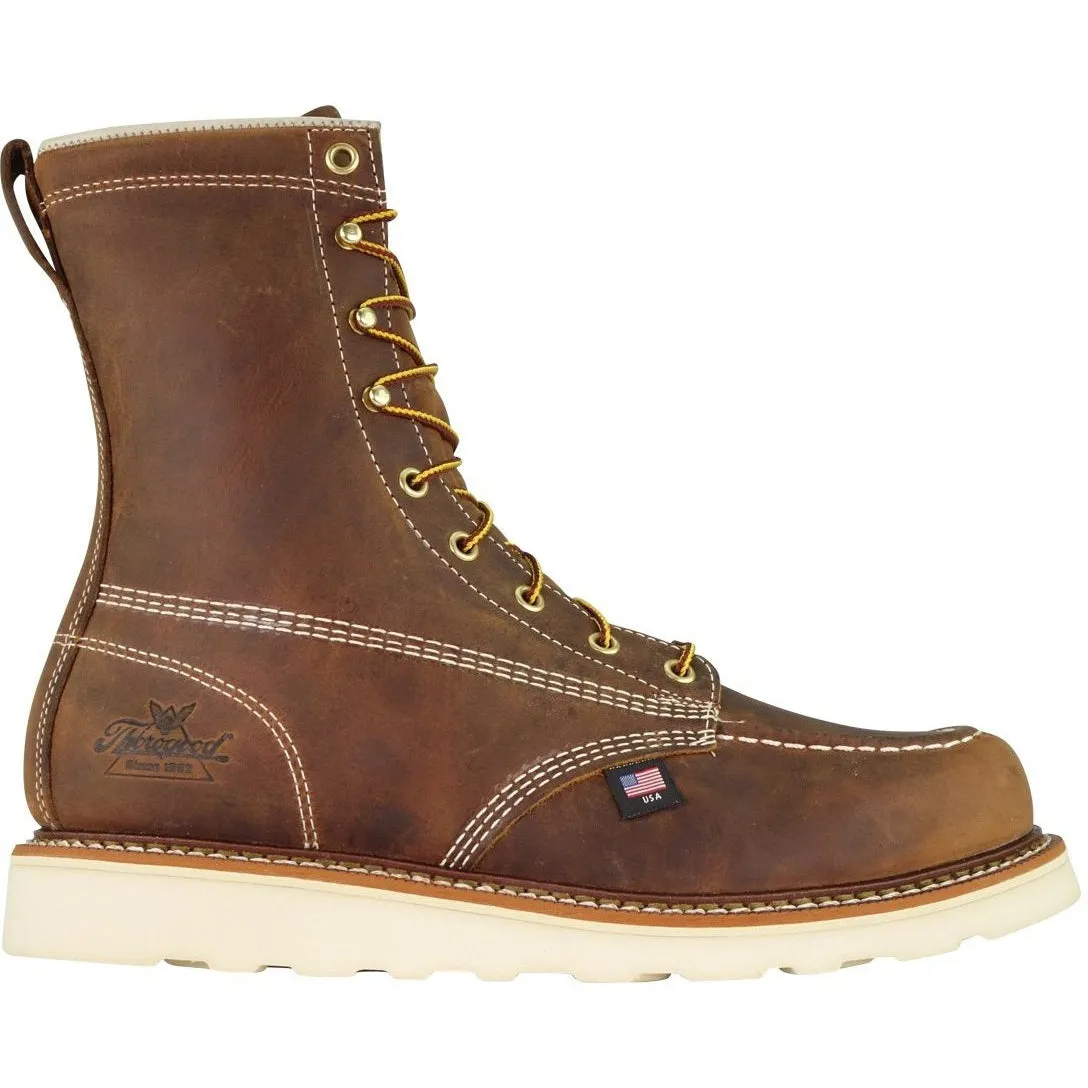 Thorogood Men's USA Made Amer. Heritage 8" Steel Toe Work Wedge Boot 804-4478