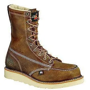 Thorogood Men's USA Made Amer. Heritage 8" Steel Toe Work Wedge Boot 804-4478
