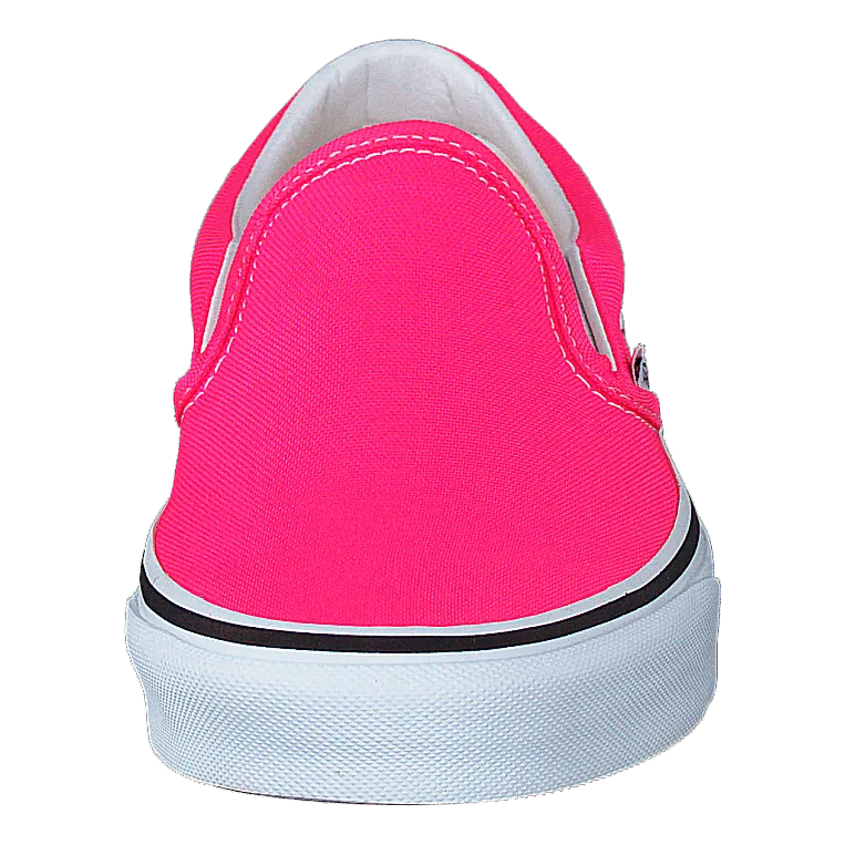 Ua Classic Slip-on (neon) Knockout Pink/true Whit