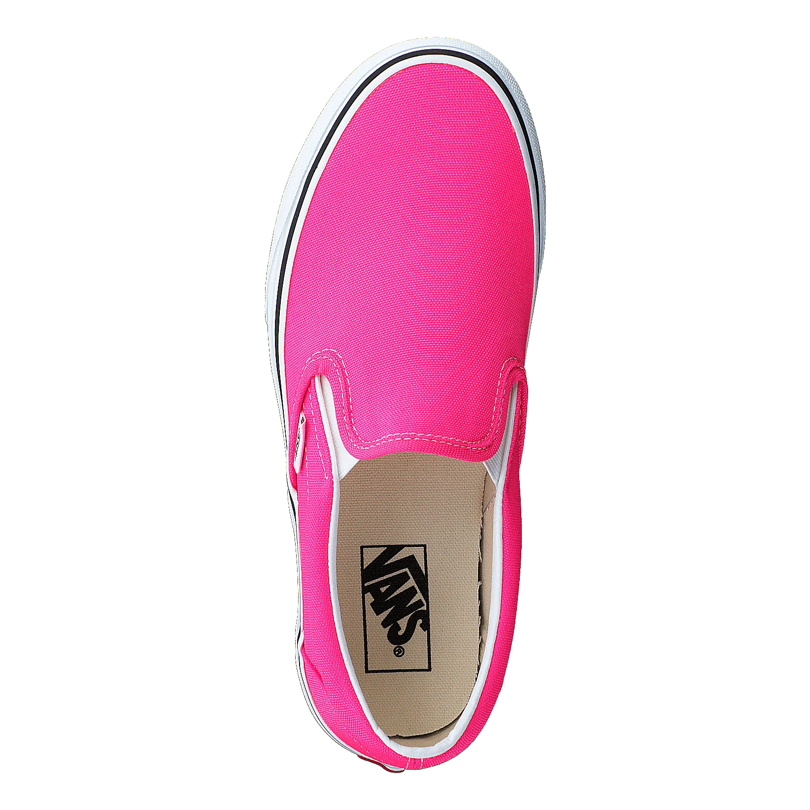 Ua Classic Slip-on (neon) Knockout Pink/true Whit