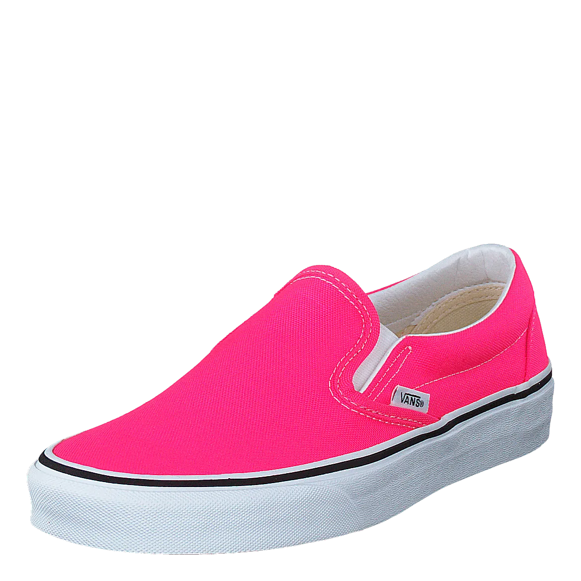 Ua Classic Slip-on (neon) Knockout Pink/true Whit